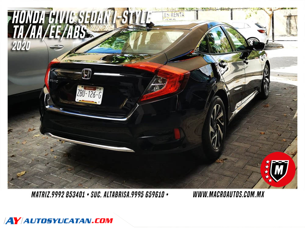 HONDA CIVIC SEDAN I STYLE 2020 AUTOMATICO