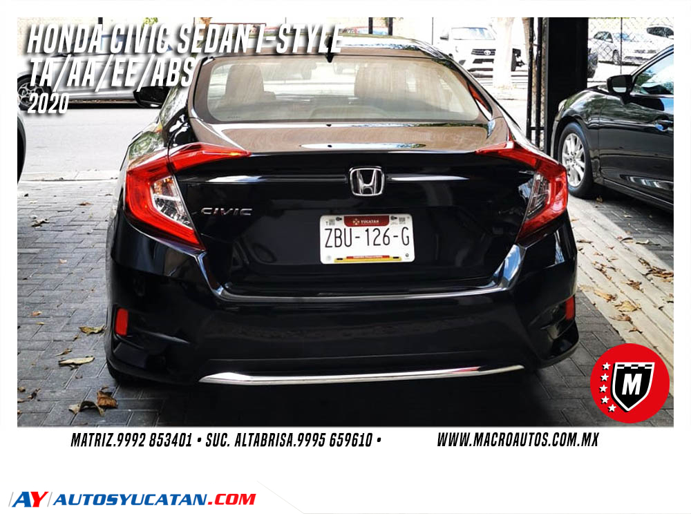 HONDA CIVIC SEDAN I STYLE 2020 AUTOMATICO
