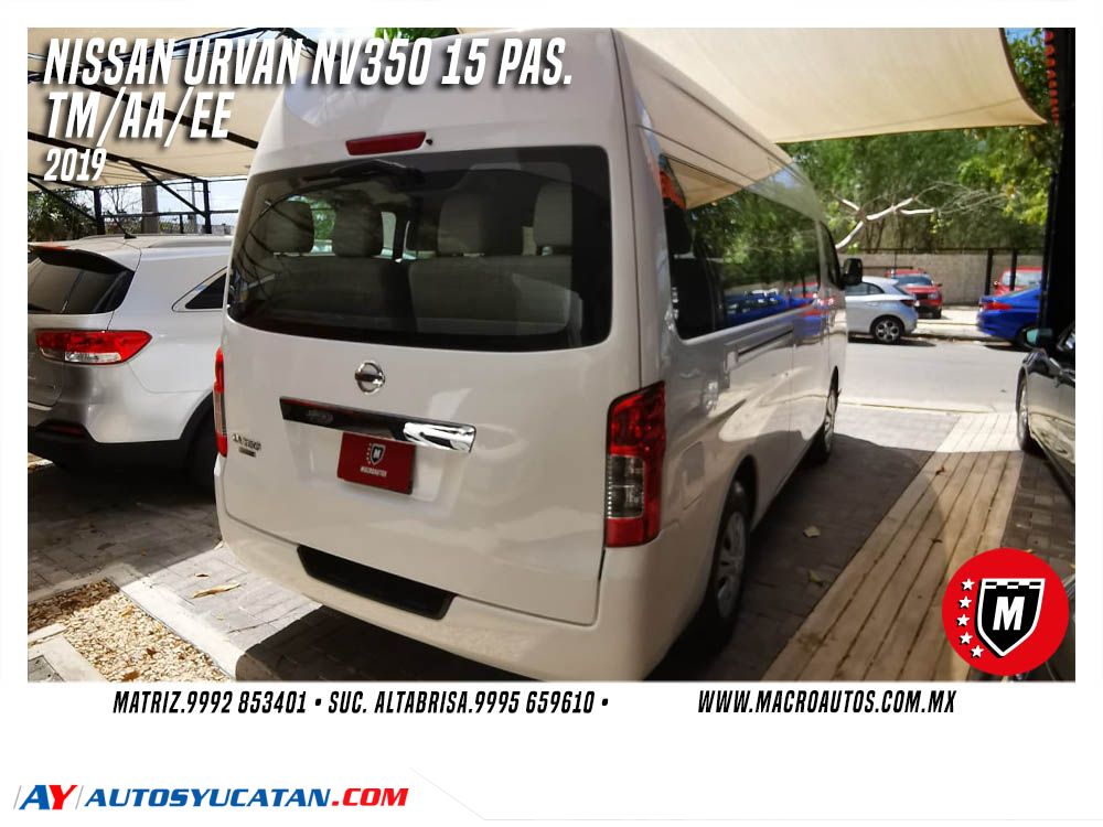 NISSAN URVAN NV350 2019 MANUAL