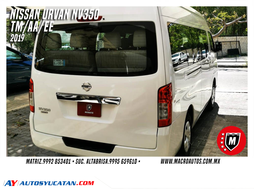 NISSAN URVAN NV350 2019 MANUAL