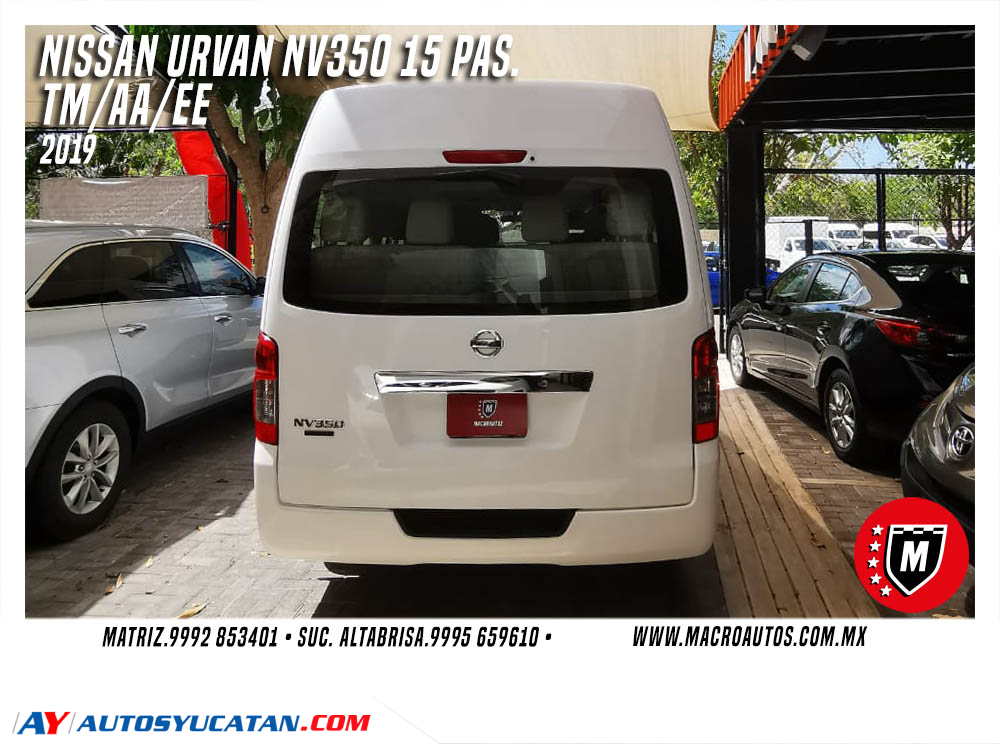 NISSAN URVAN NV350 2019 MANUAL
