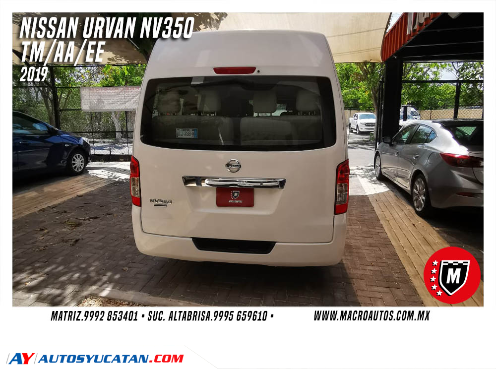 NISSAN URVAN NV350 2019 MANUAL