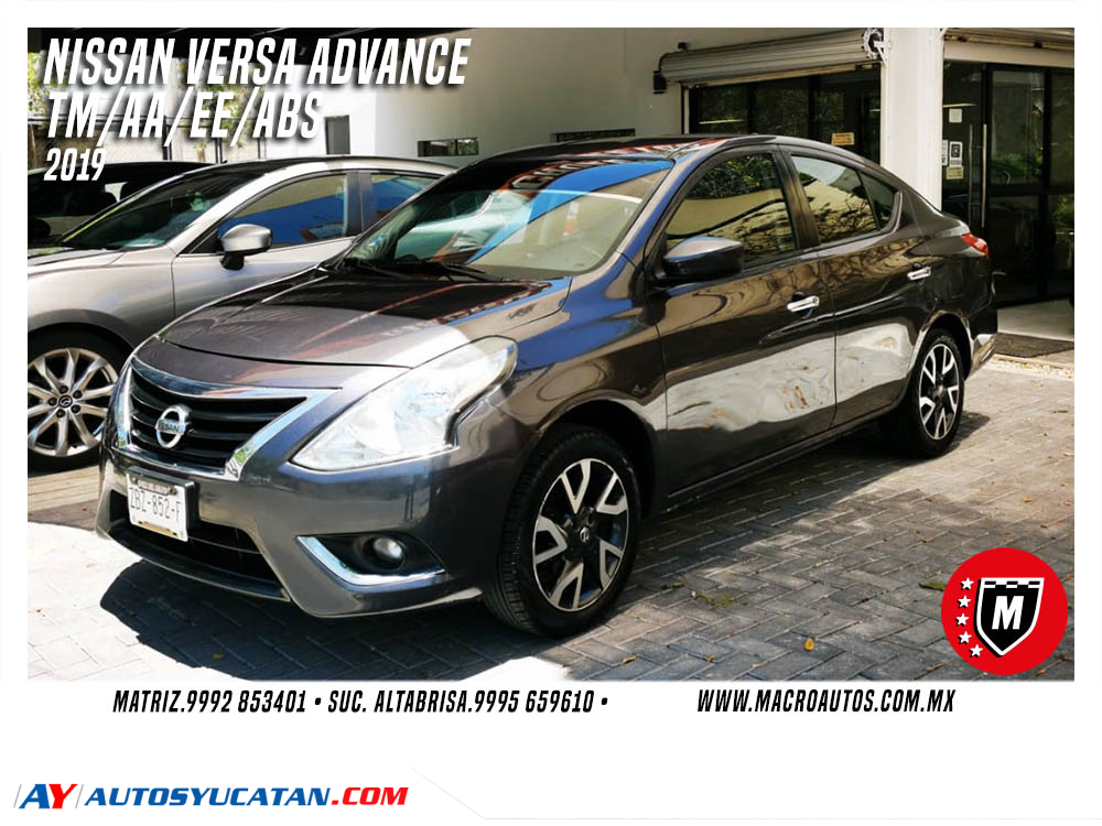 NISSAN VERSA ADVANCE 2019 MANUAL
