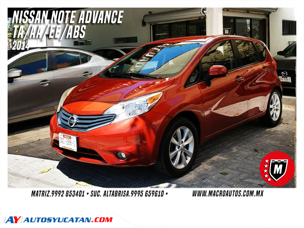 NISSAN NOTE ADVANCE 2014 AUTOMATICO