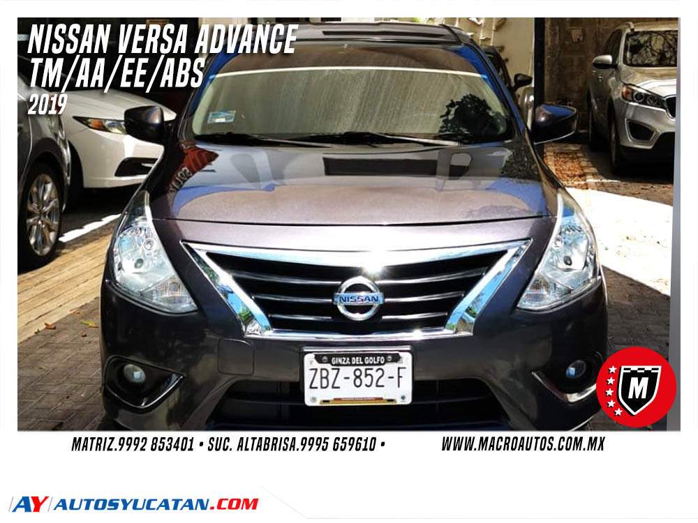 NISSAN VERSA ADVANCE 2019 MANUAL