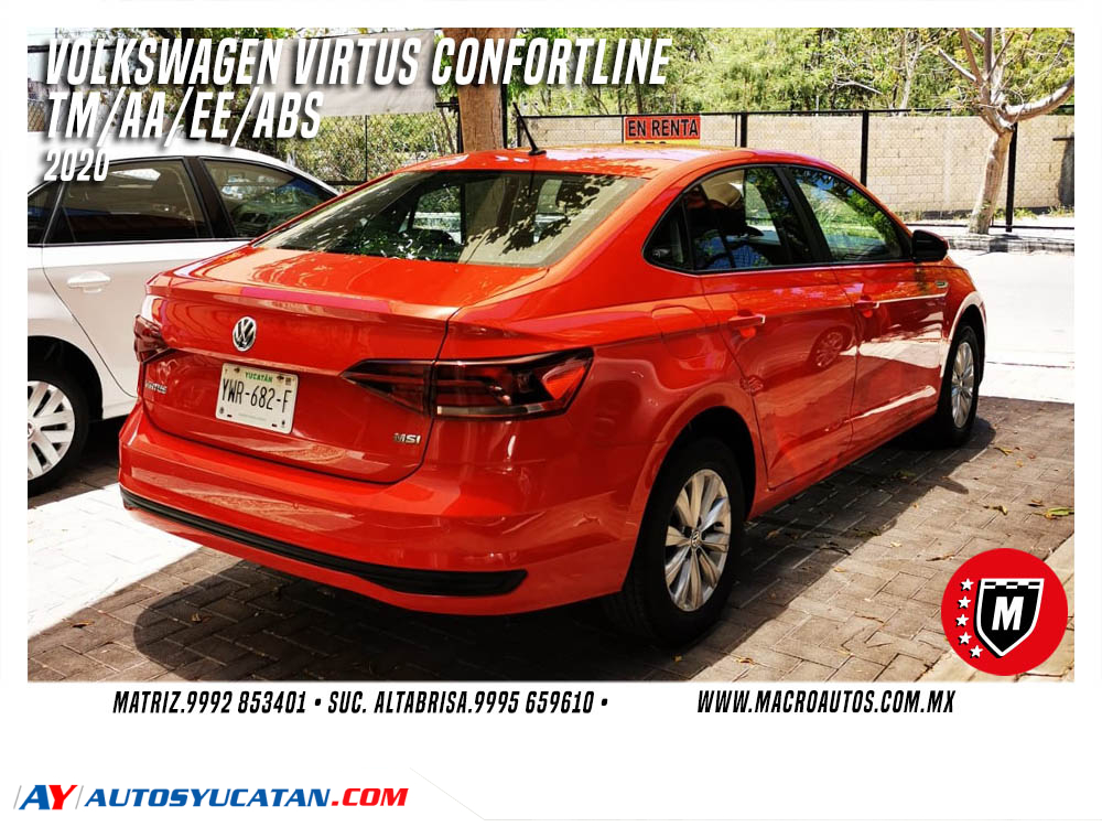 VOLKSWAGEN VIRTUS CONFORTLINE 2020 MANUAL