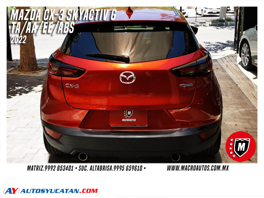MAZDA CX-3 SKYACTIV G 2022 AUTOMATICA