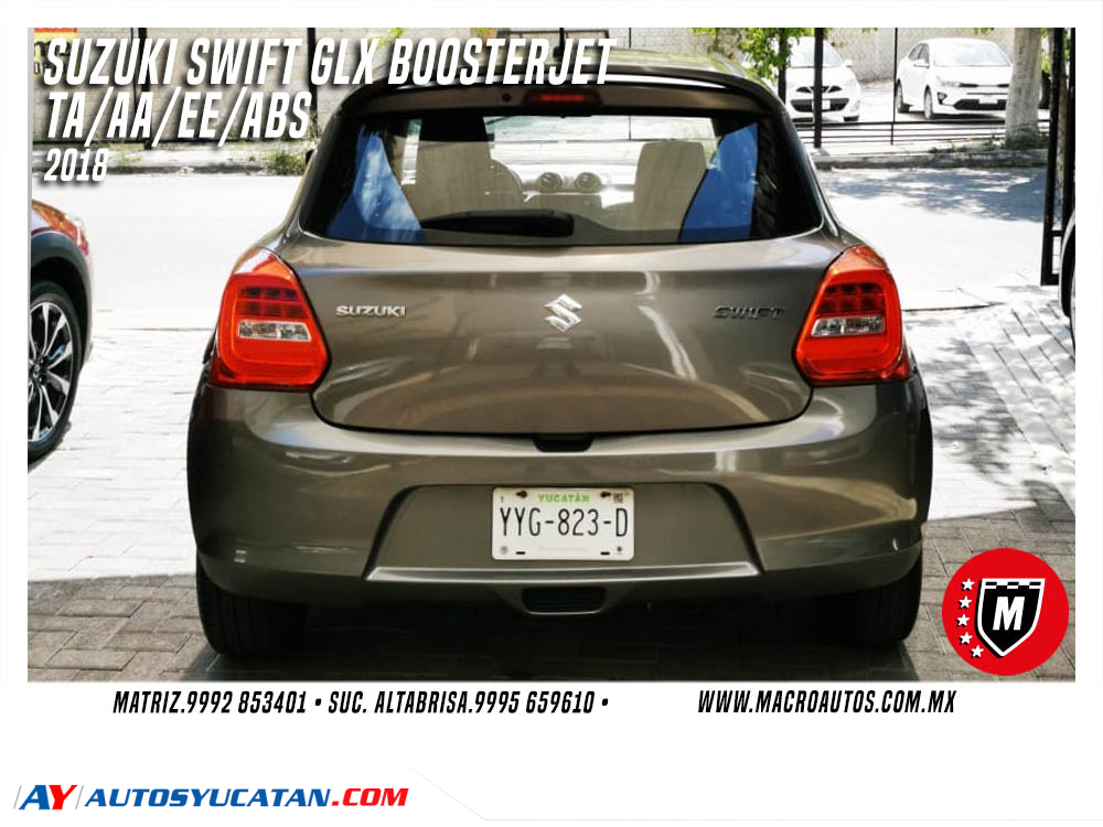 SUZUKI SWIFT GLX  BOOSTERJET  2018 AUTOMATICA