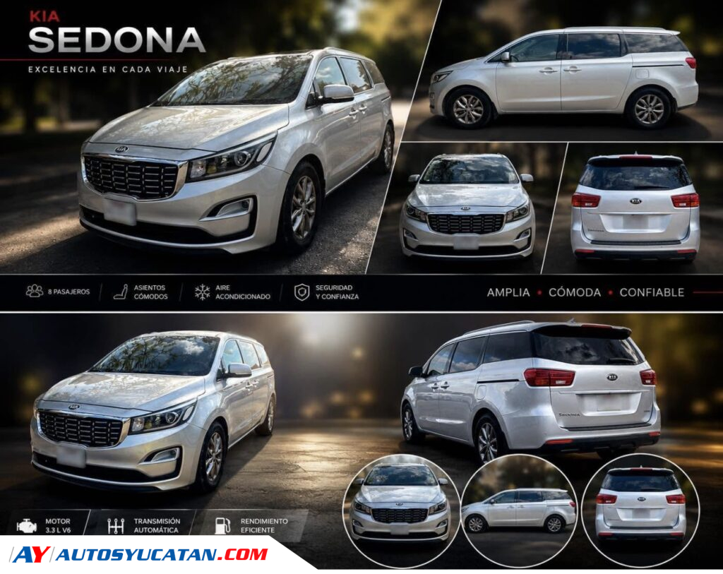 Sedona 8 pasajeros 2019