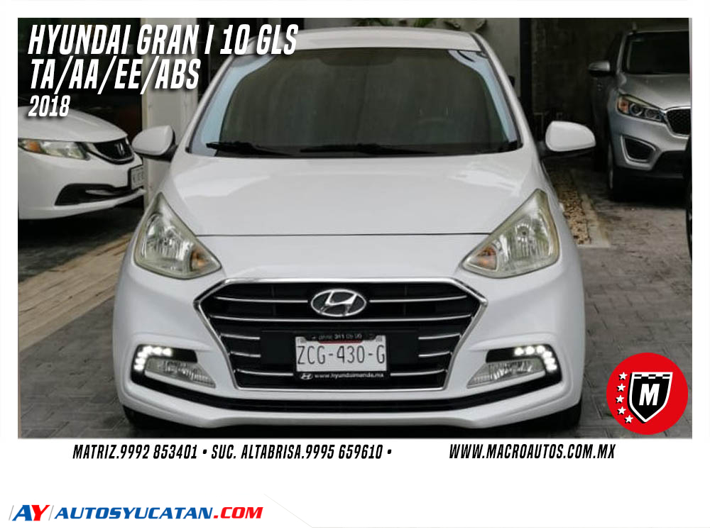 HYUNDAI GRAN I 10 GLS SEDAN 2018 AUTOMATICO