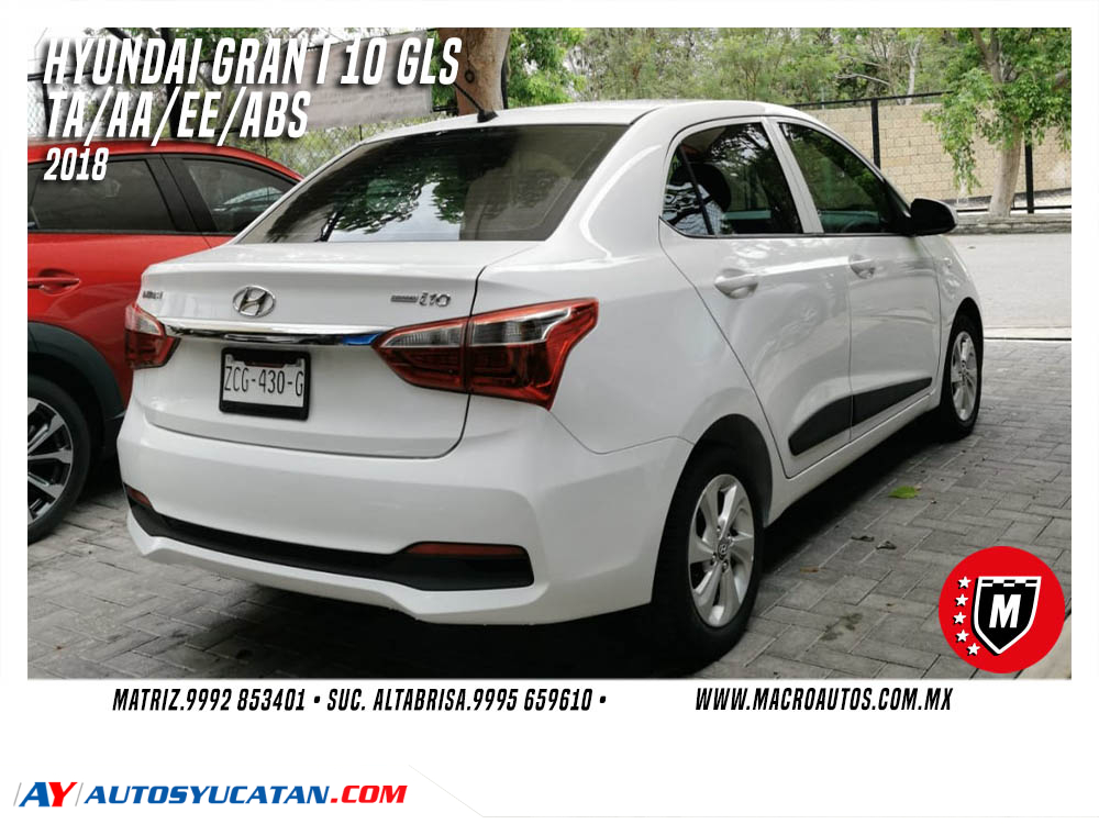 HYUNDAI GRAN I 10 GLS SEDAN 2018 AUTOMATICO