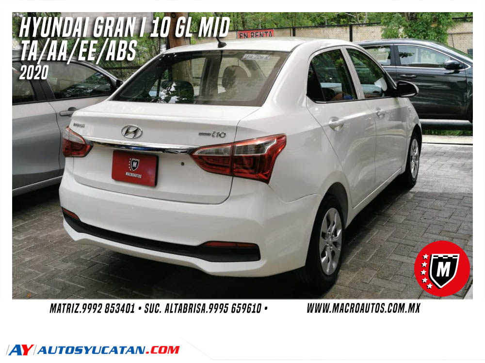 HYUNDAI GRAN I 10 GL MID SEDAN 2020 AUTOMATICO