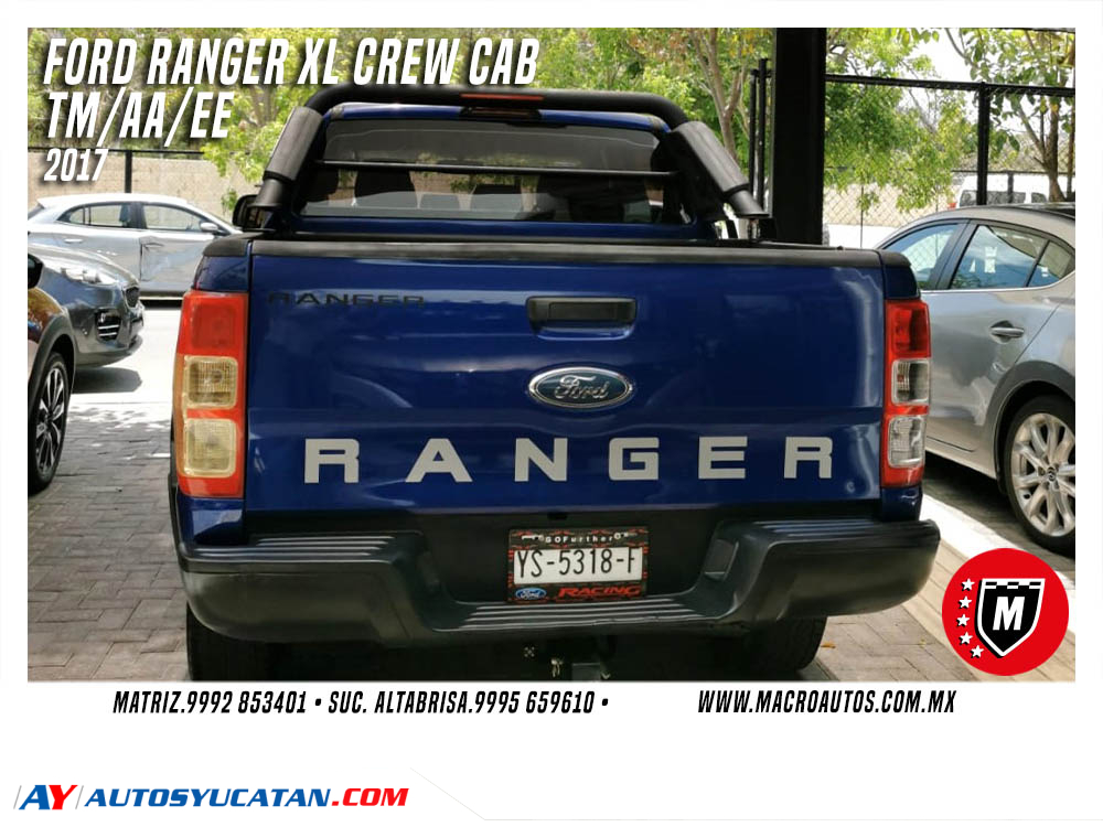FORD RANGER XLT CREW CAB 2017 MANUAL