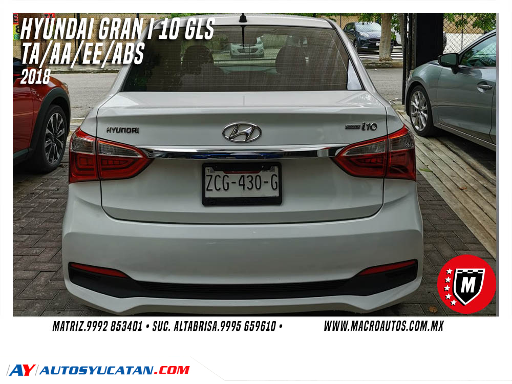 HYUNDAI GRAN I 10 GLS SEDAN 2018 AUTOMATICO