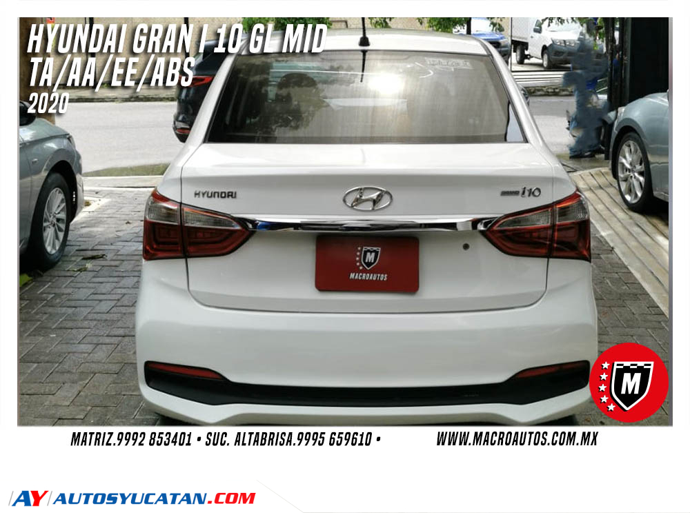 HYUNDAI GRAN I 10 GL MID SEDAN 2020 AUTOMATICO