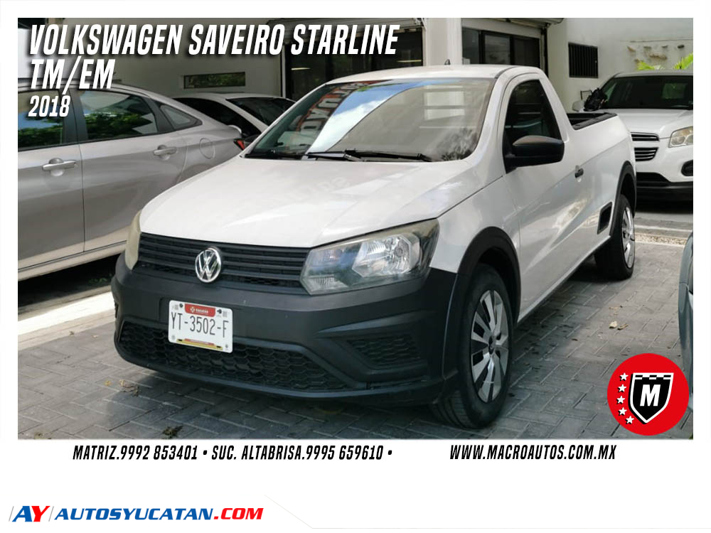 VOLKSWAGEN SAVEIRO STARLINE 2018 STANDAR