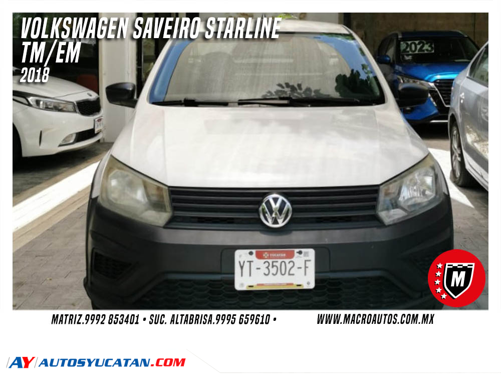 VOLKSWAGEN SAVEIRO STARLINE 2018 STANDAR