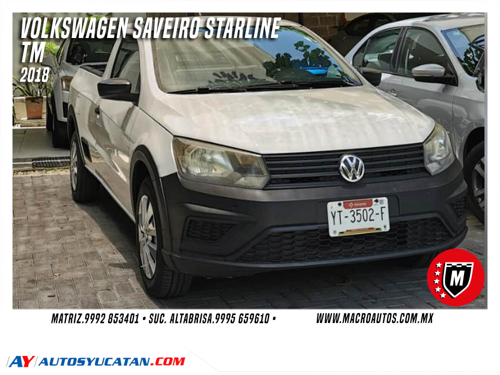 VOLKSWAGEN SAVEIRO STARLINE 2018 STANDAR