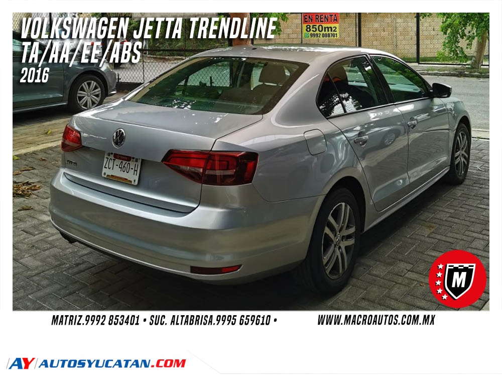 VOLKSWAGEN JETTA TRENDLINE 2016 AUTOMATICO
