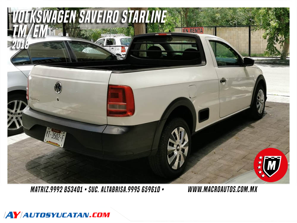 VOLKSWAGEN SAVEIRO STARLINE 2018 STANDAR