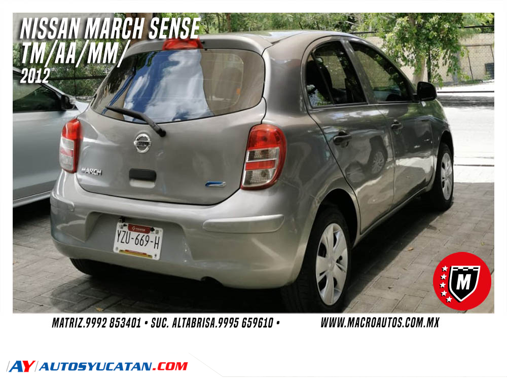 NISSAN MARCH SENSE 2012 MANUAL