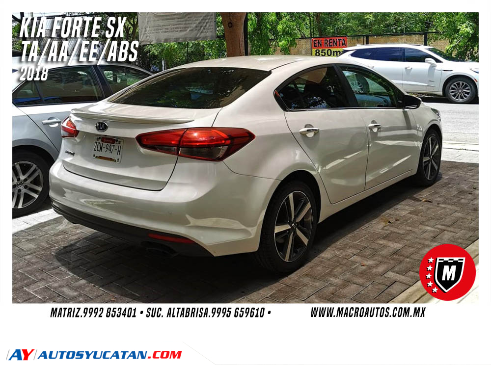 KIA FORTE SX 2018 AUTOMATICO