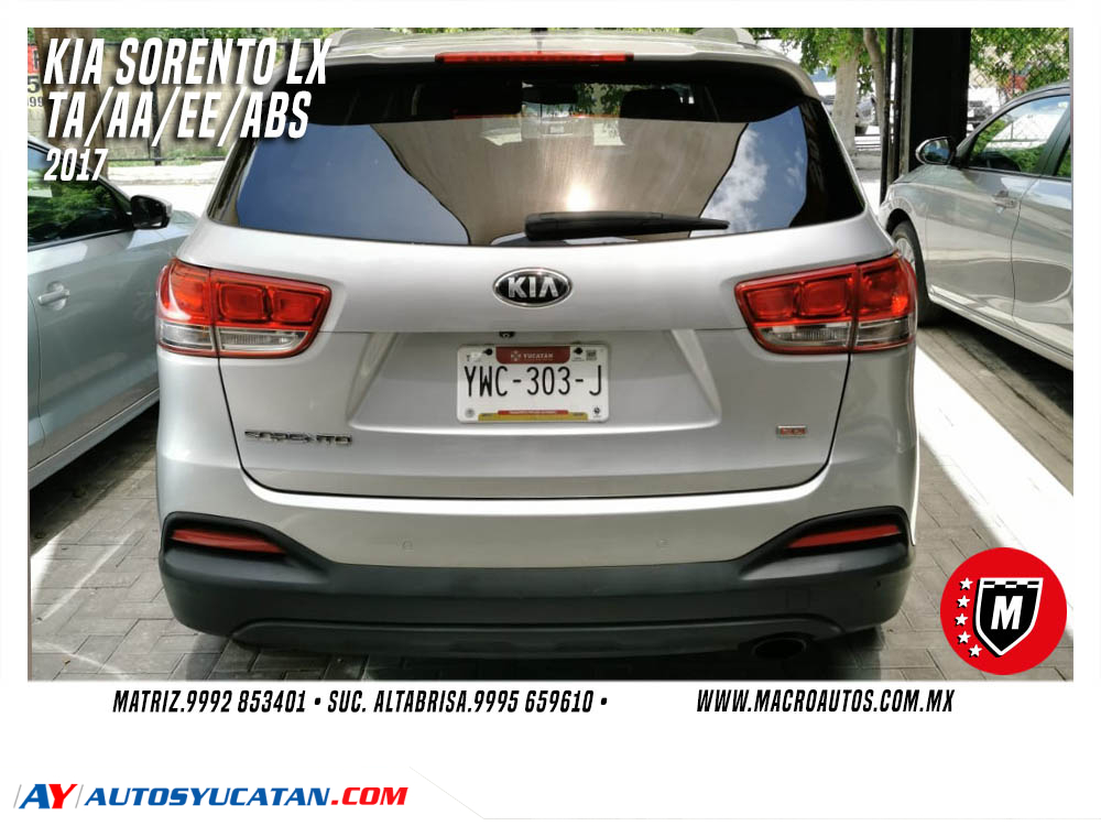 KIA SORENTO 2017 LX AUTOMATICA
