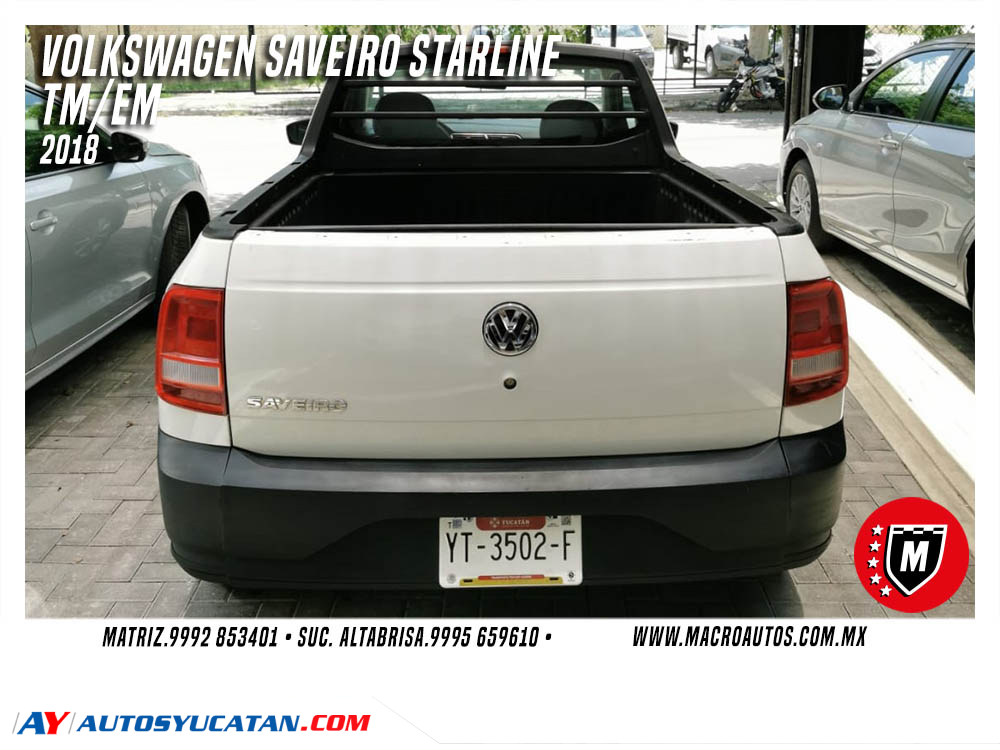 VOLKSWAGEN SAVEIRO STARLINE 2018 STANDAR