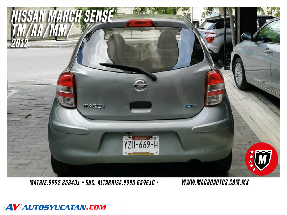 NISSAN MARCH SENSE 2012 MANUAL