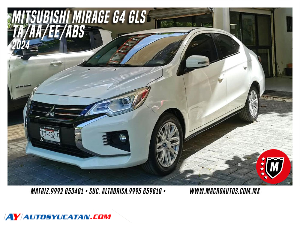 MITSUBISHI MIRAGE G4 GLS 2024 AUTOMATICO