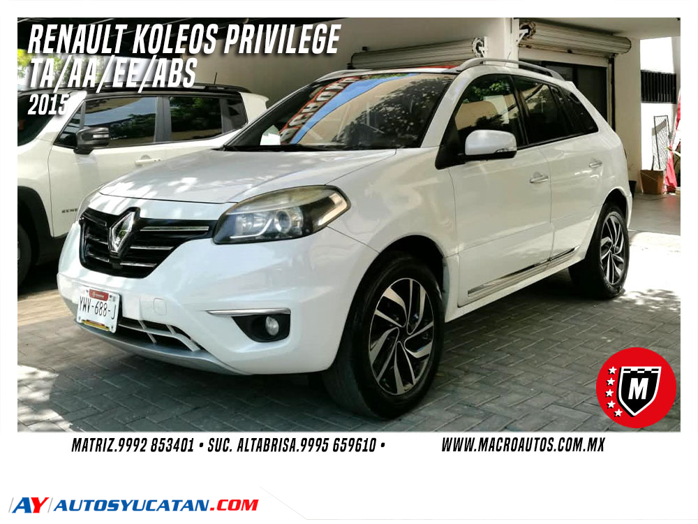 RENAULT KOLEOS PRIVILEGE 2015 AUTOMATICA