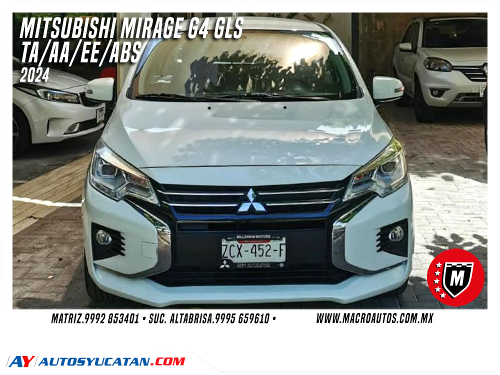 MITSUBISHI MIRAGE G4 GLS 2024 AUTOMATICO