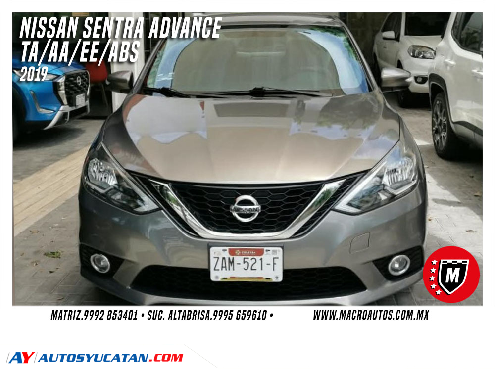 NISSAN SENTRA ADVANCE 2019 AUTOMATICOI