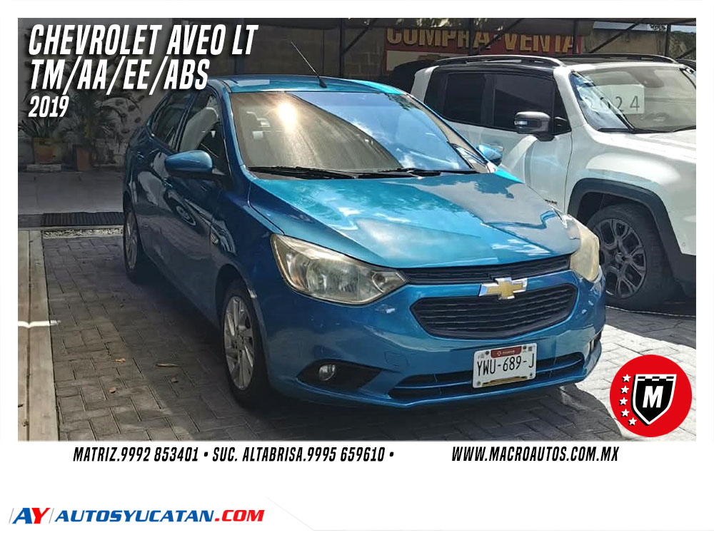 CHEVROLET AVEO LT 2019 MANUAL