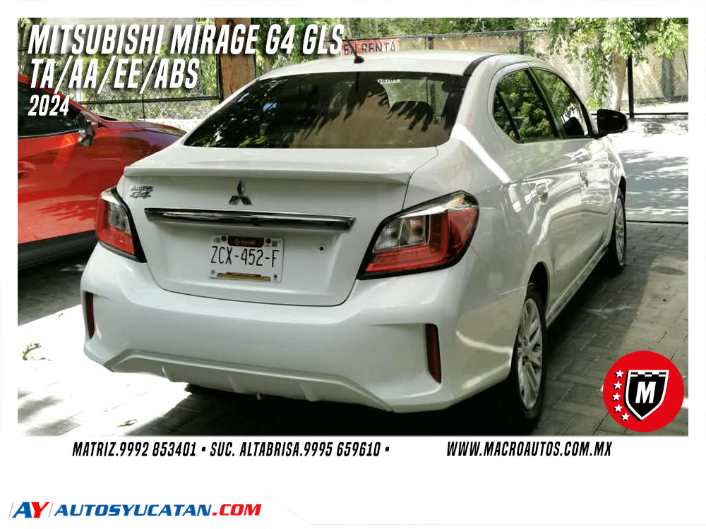 MITSUBISHI MIRAGE G4 GLS 2024 AUTOMATICO