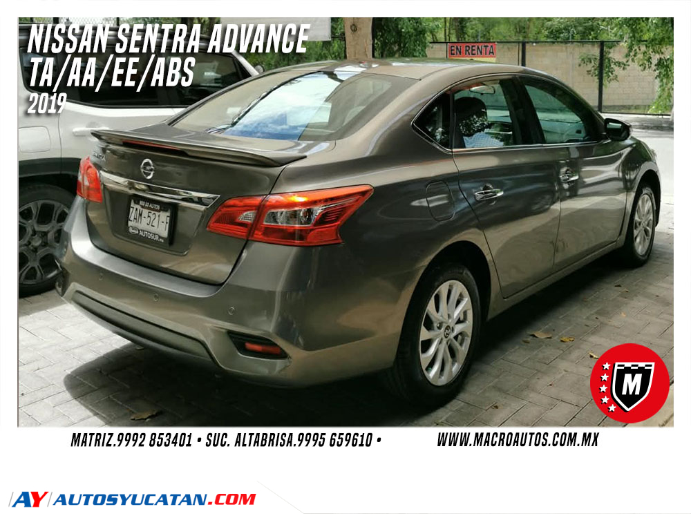 NISSAN SENTRA ADVANCE 2019 AUTOMATICOI