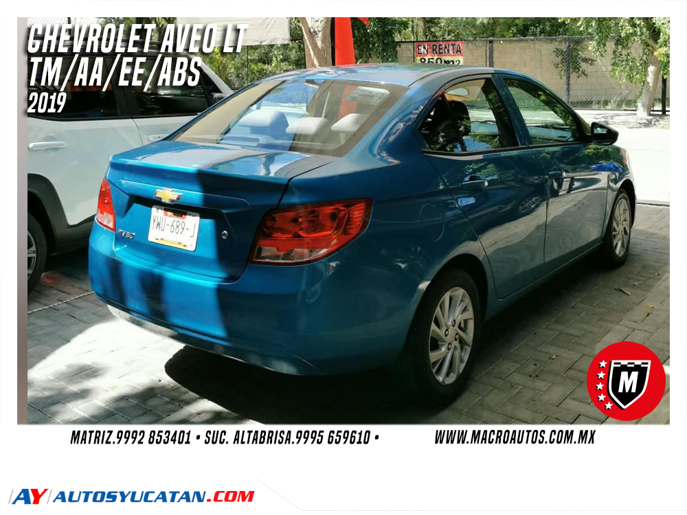 CHEVROLET AVEO LT 2019 MANUAL