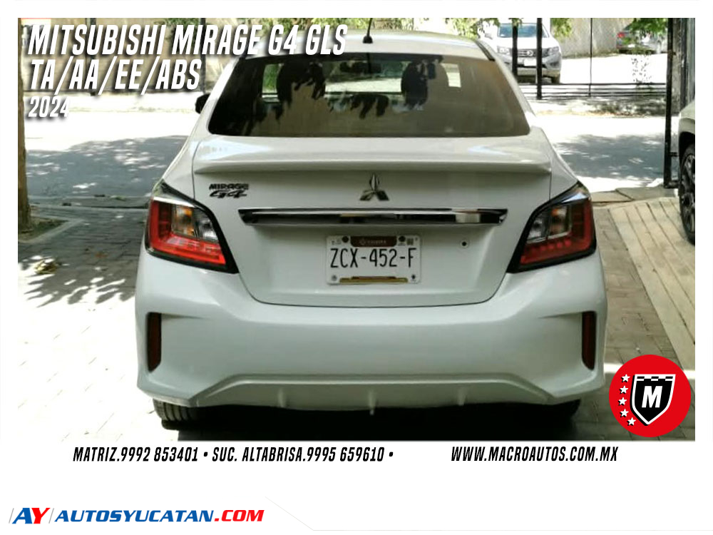 MITSUBISHI MIRAGE G4 GLS 2024 AUTOMATICO