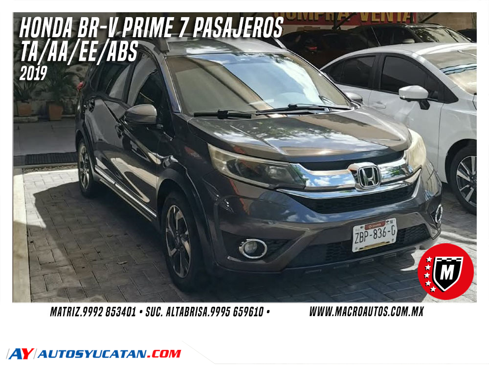 HONDA BR-V PRIME 7 PASAJEROS 2019 AUTOMATICA