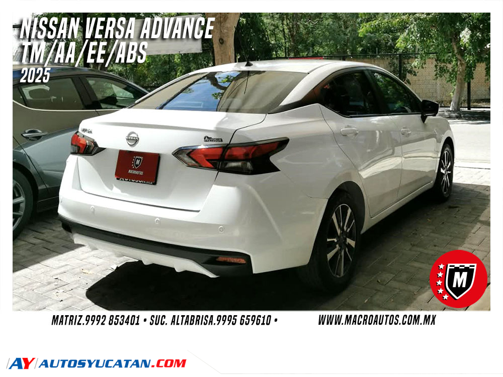 NISSAN VERSA ADVANCE 2025 MANUAL