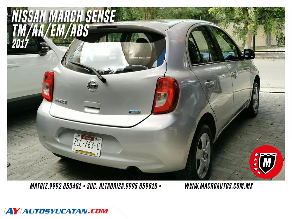 NISSAN MARCH SENSE 2017 MANUAL