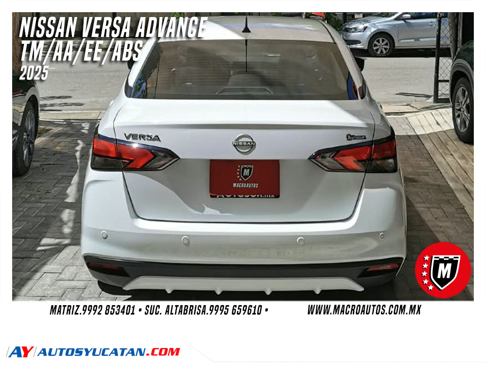 NISSAN VERSA ADVANCE 2025 MANUAL